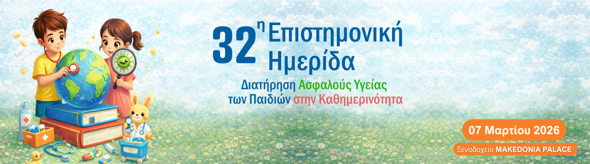 32η Επιστημονική Ημερίδα «Διατήρηση Ασφαλούς Υγείας των Παιδιών στην Καθημερινότητα»